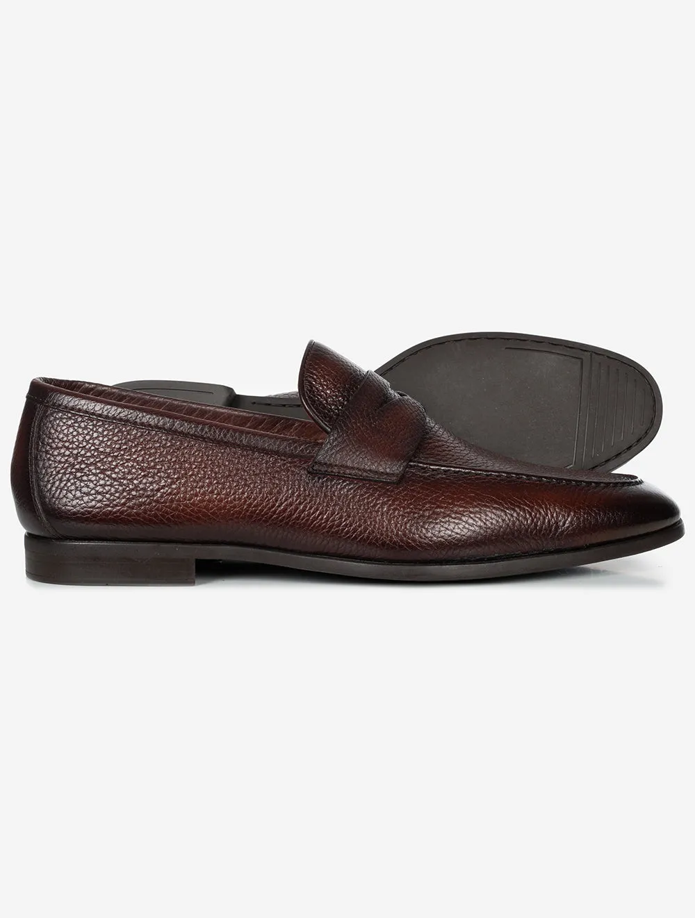 Penny Loafer Leder Braun