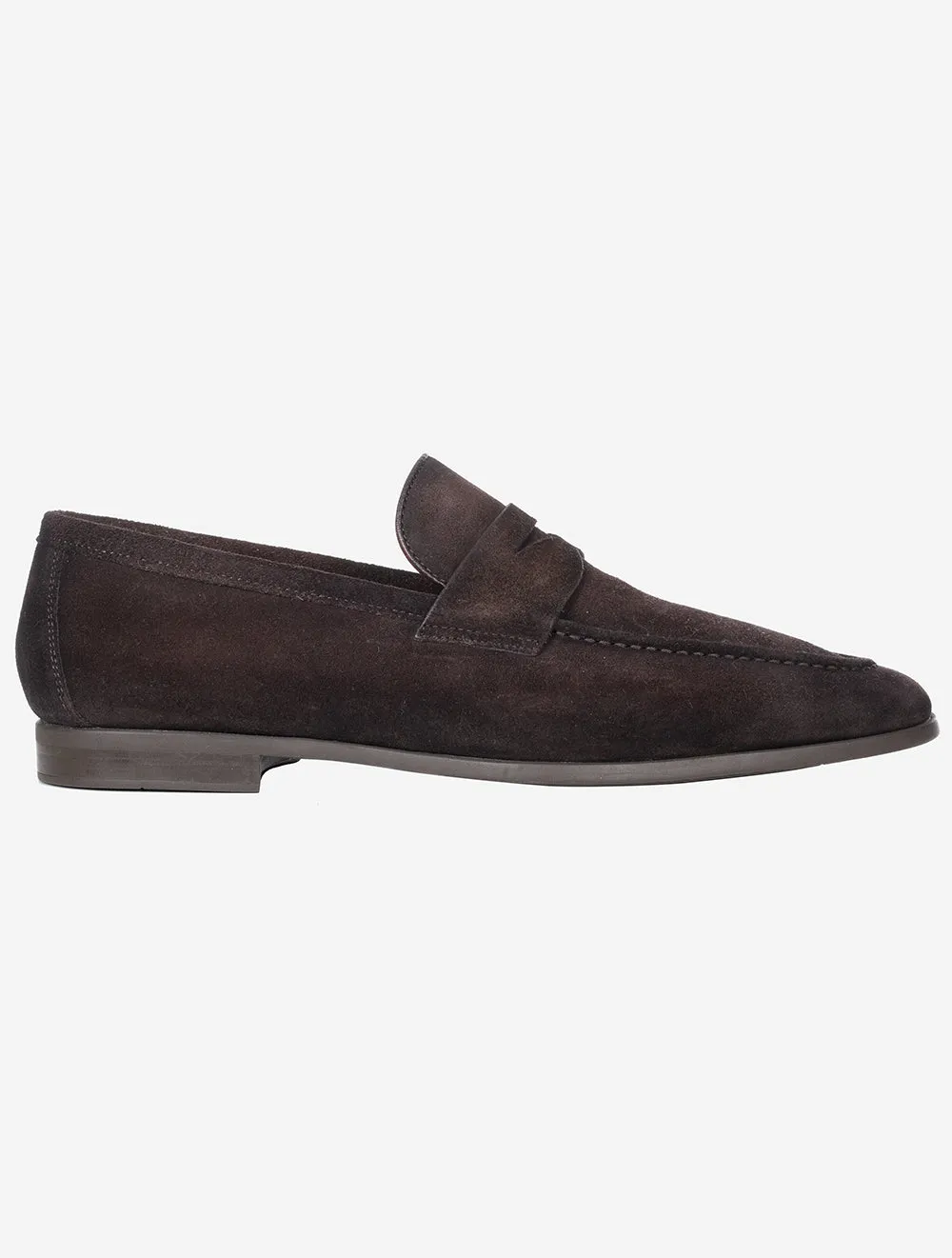 Penny Loafer Wildleder Braun