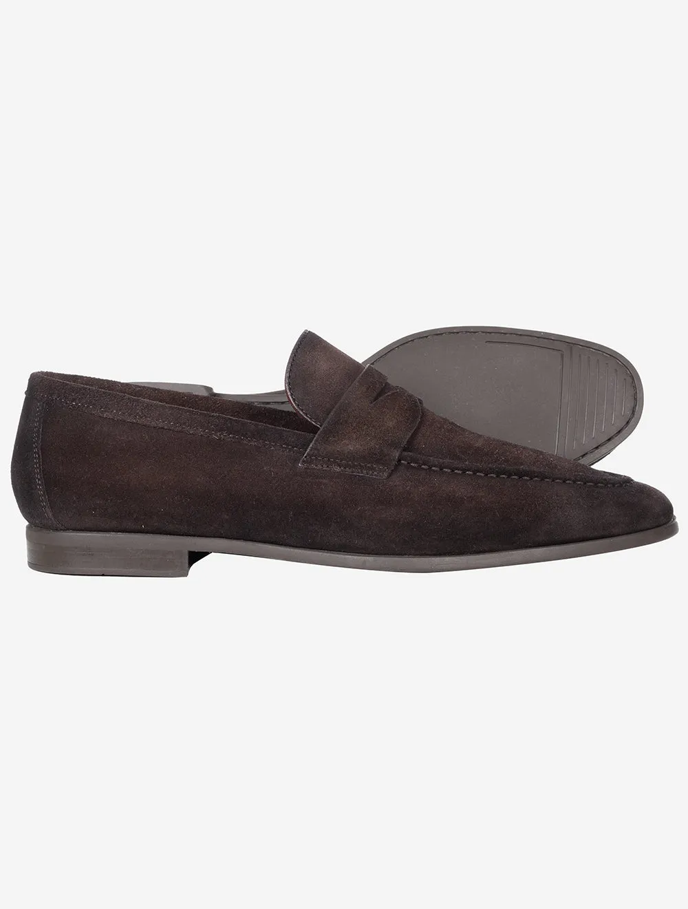 Penny Loafer Wildleder Braun
