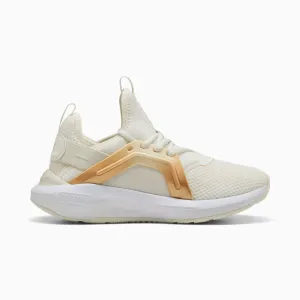 PUMA DAMEN ENZO WEIß/GOLD LAUFSCHUHE