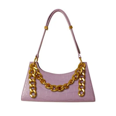 Lila Tragetaschen für Damen Vintage Handtasche Mini Leder Umhängetasche Retro Damen Tasche Steinmuster Damen Geldbörse Fashion Nova Taschen