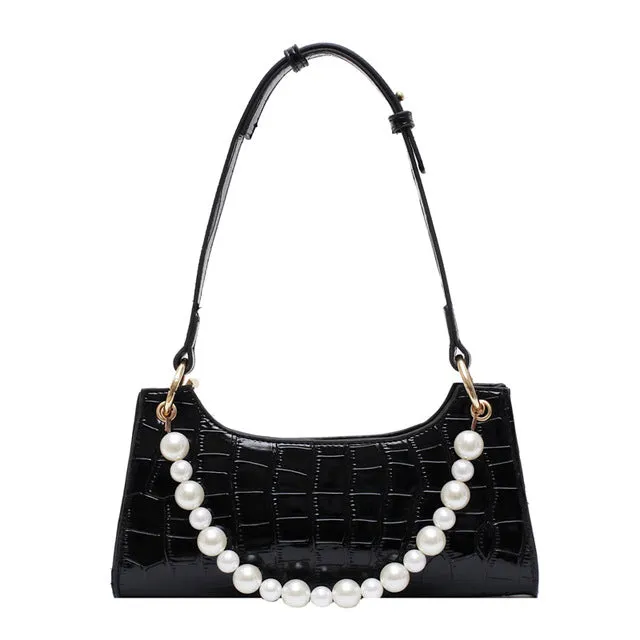 Lila Tragetaschen für Damen Vintage Handtasche Mini Leder Umhängetasche Retro Damen Tasche Steinmuster Damen Geldbörse Fashion Nova Taschen