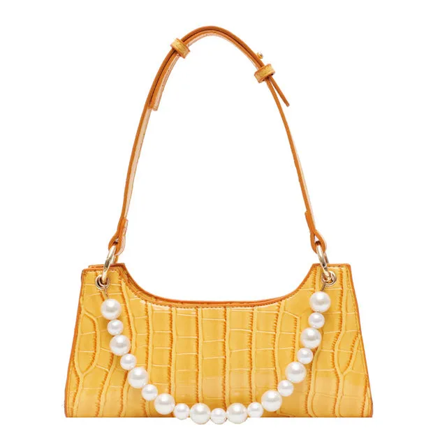 Lila Tragetaschen für Damen Vintage Handtasche Mini Leder Umhängetasche Retro Damen Tasche Steinmuster Damen Geldbörse Fashion Nova Taschen
