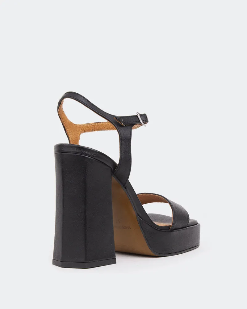 Rabanne, Schwarzes Leder/Cuir Noir