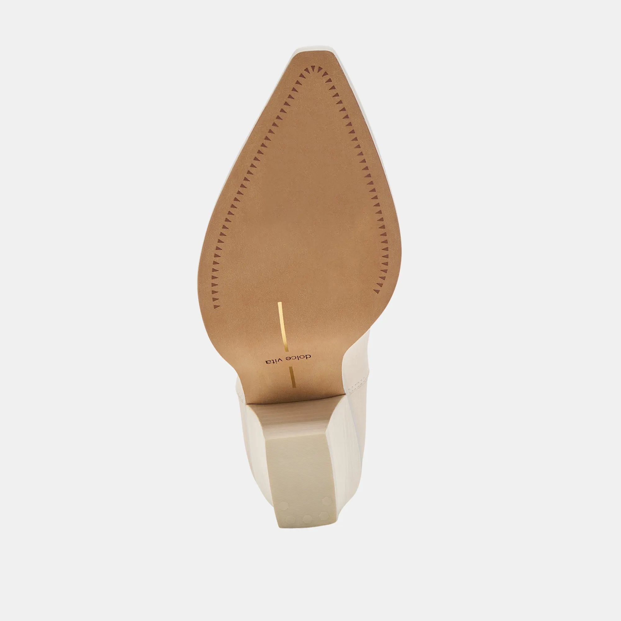 RAVENA STIEFEL IN OFF-WHITE NUBUCK
