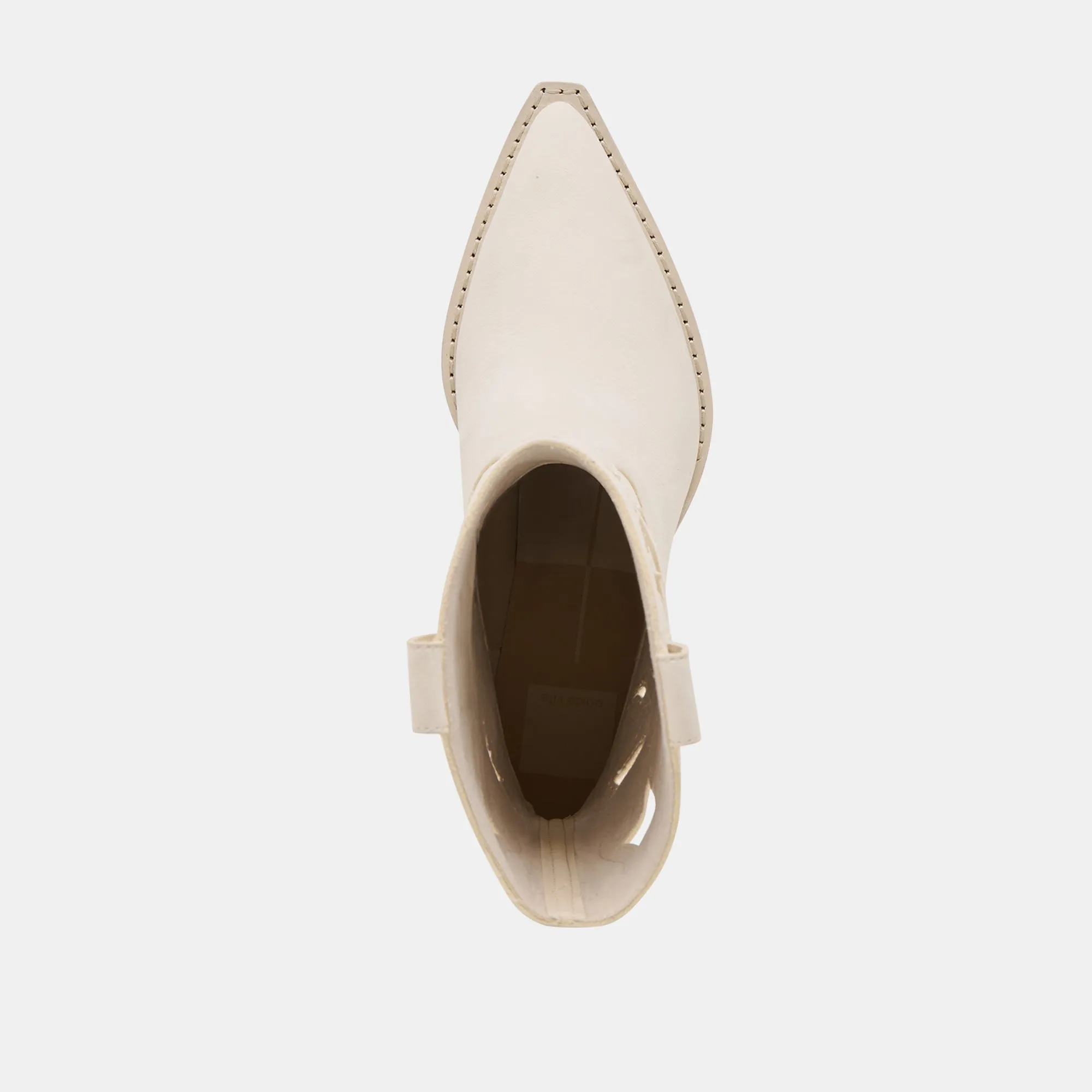 RAVENA STIEFEL IN OFF-WHITE NUBUCK