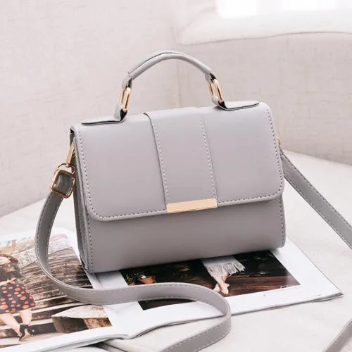 REPRCLA 2020 Sommer Mode Damen Tasche Leder Handtaschen PU Umhängetasche kleine Klapptasche Querbody-Taschen für Damen Messenger Taschen Fashion Nova Taschen