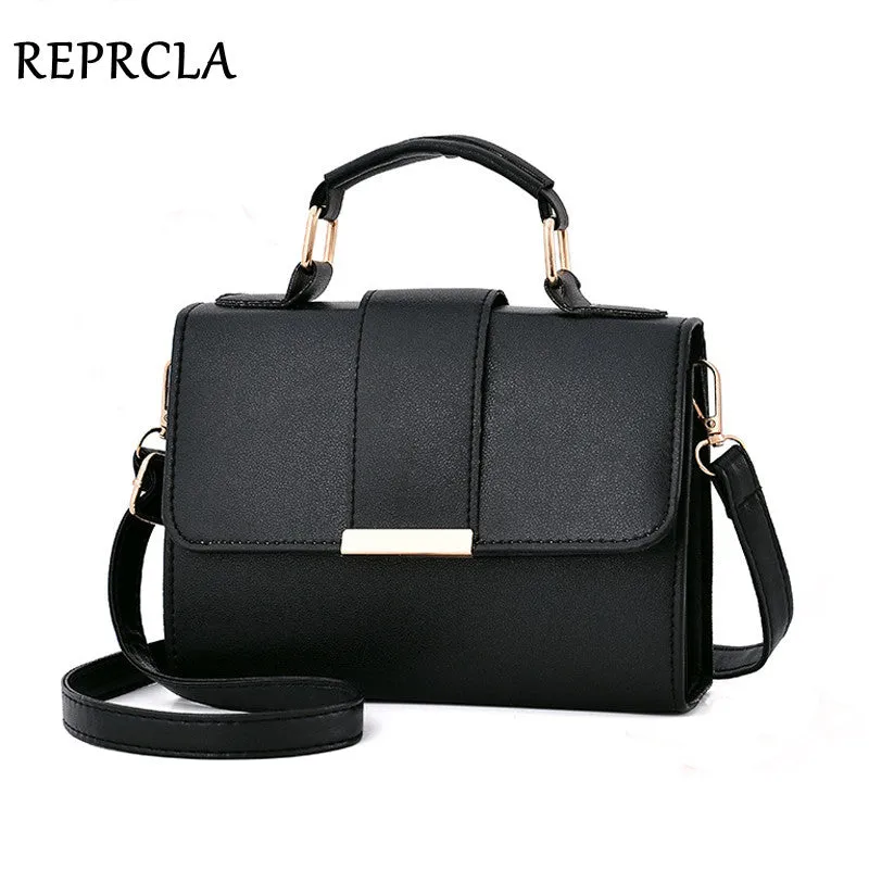 REPRCLA 2020 Sommer Mode Damen Tasche Leder Handtaschen PU Umhängetasche kleine Klapptasche Querbody-Taschen für Damen Messenger Taschen Fashion Nova Taschen