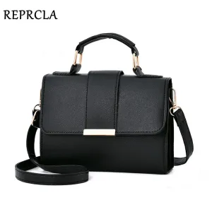 REPRCLA 2020 Sommer Mode Damen Tasche Leder Handtaschen PU Umhängetasche kleine Klapptasche Querbody-Taschen für Damen Messenger Taschen Fashion Nova Taschen