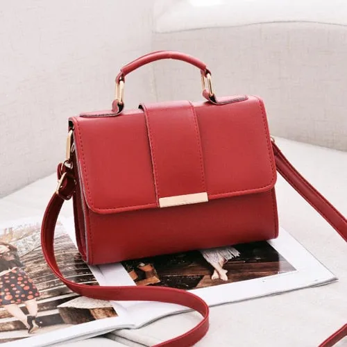 REPRCLA 2020 Sommer Mode Damen Tasche Leder Handtaschen PU Umhängetasche kleine Klapptasche Querbody-Taschen für Damen Messenger Taschen Fashion Nova Taschen