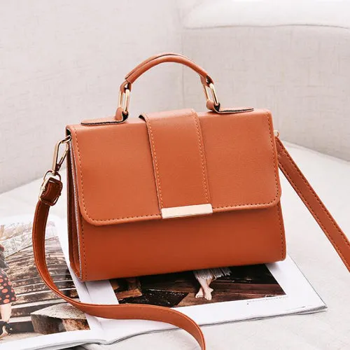 REPRCLA 2020 Sommer Mode Damen Tasche Leder Handtaschen PU Umhängetasche kleine Klapptasche Querbody-Taschen für Damen Messenger Taschen Fashion Nova Taschen