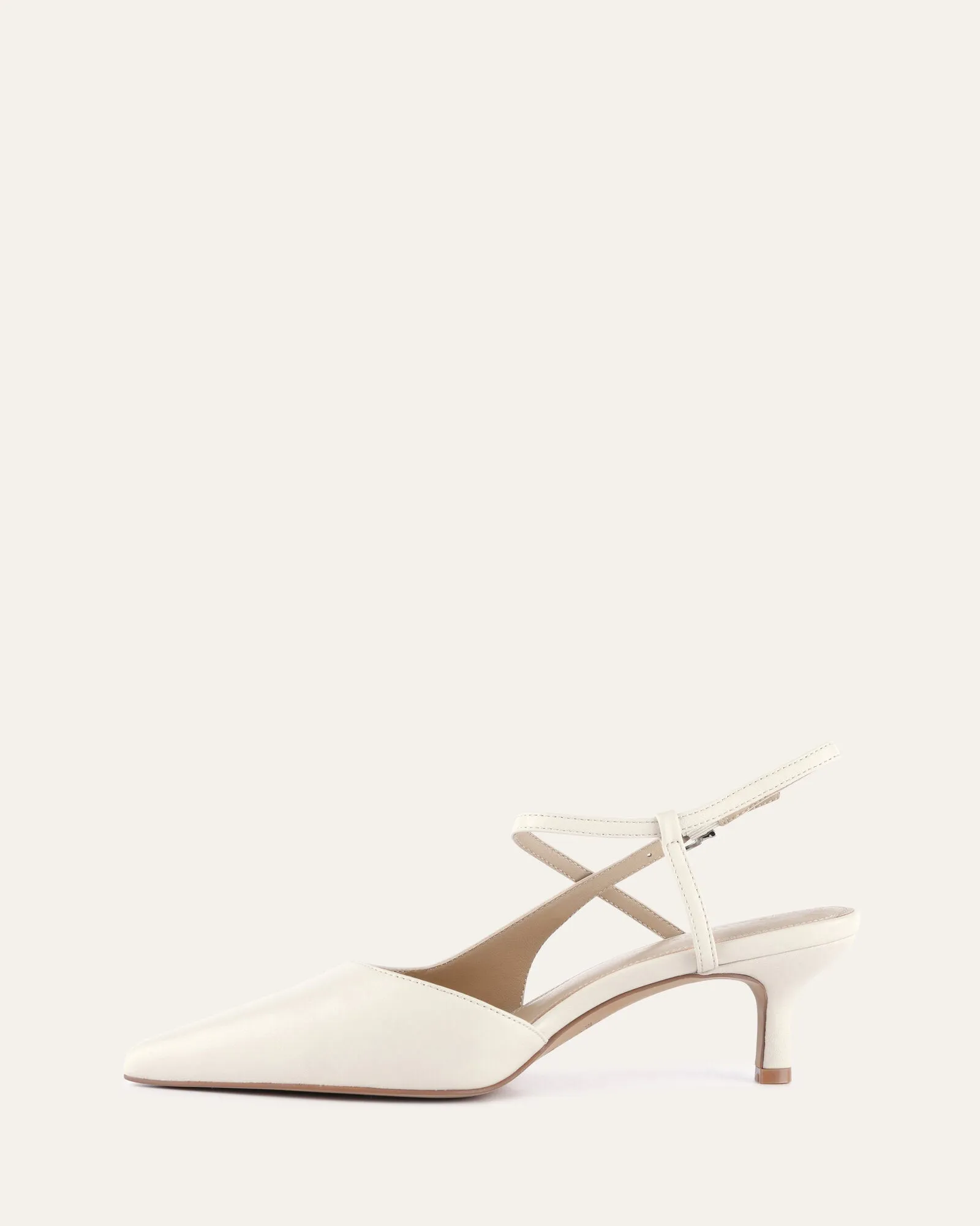 RICKI MID HELLS OFF WHITE LEDER
