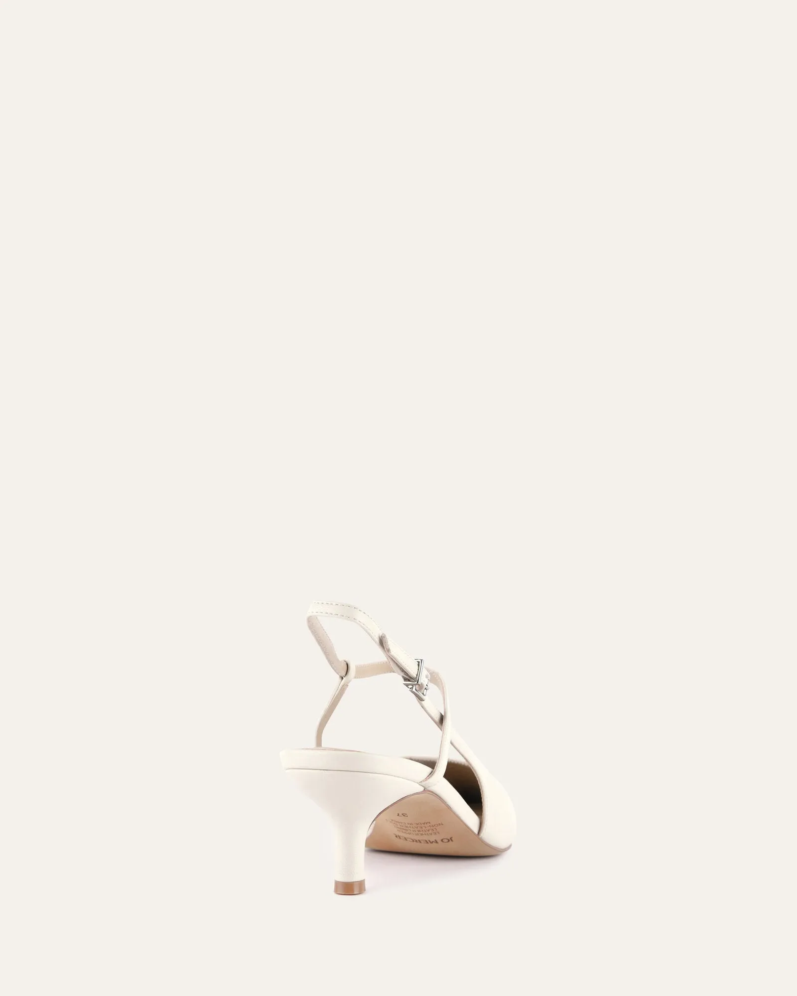 RICKI MID HELLS OFF WHITE LEDER