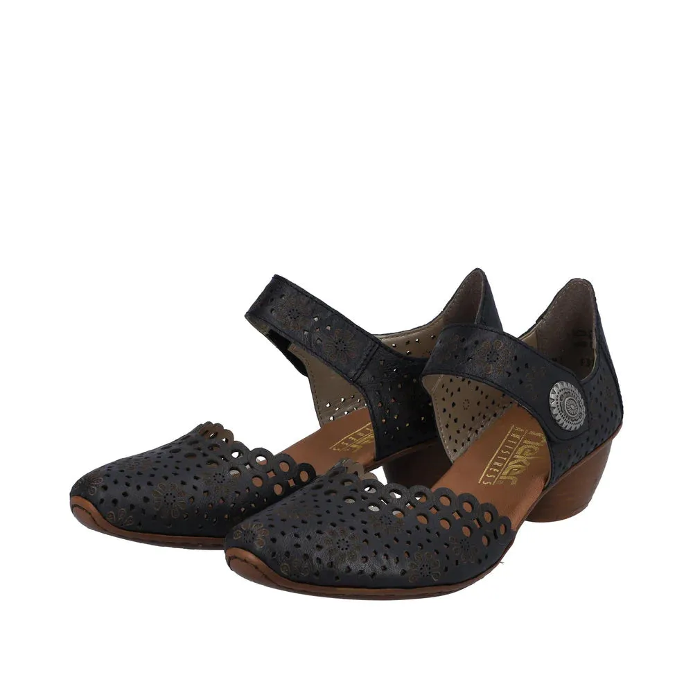 Rieker Schuhe 43753-14 Marine Mary Jane