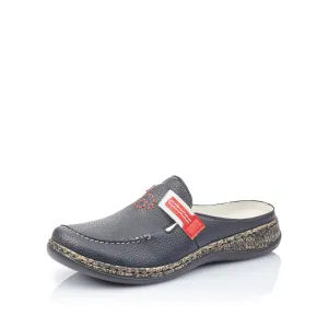Rieker Schuhe 46393-15 Marineblau/Rot