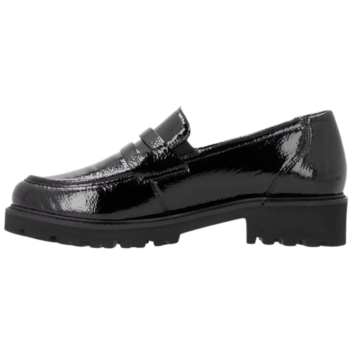 Rieker Damen D8602-00 Hochglanz Schwarz