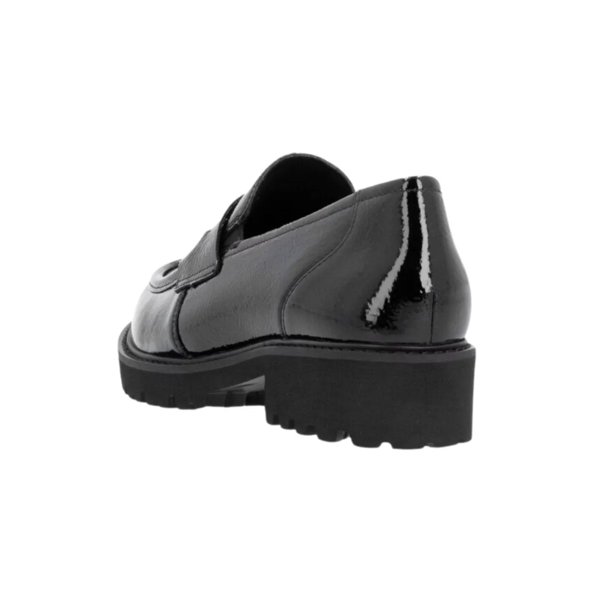 Rieker Damen D8602-00 Hochglanz Schwarz