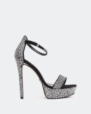 Rinna, Schwarz Wildleder/Suède Noir