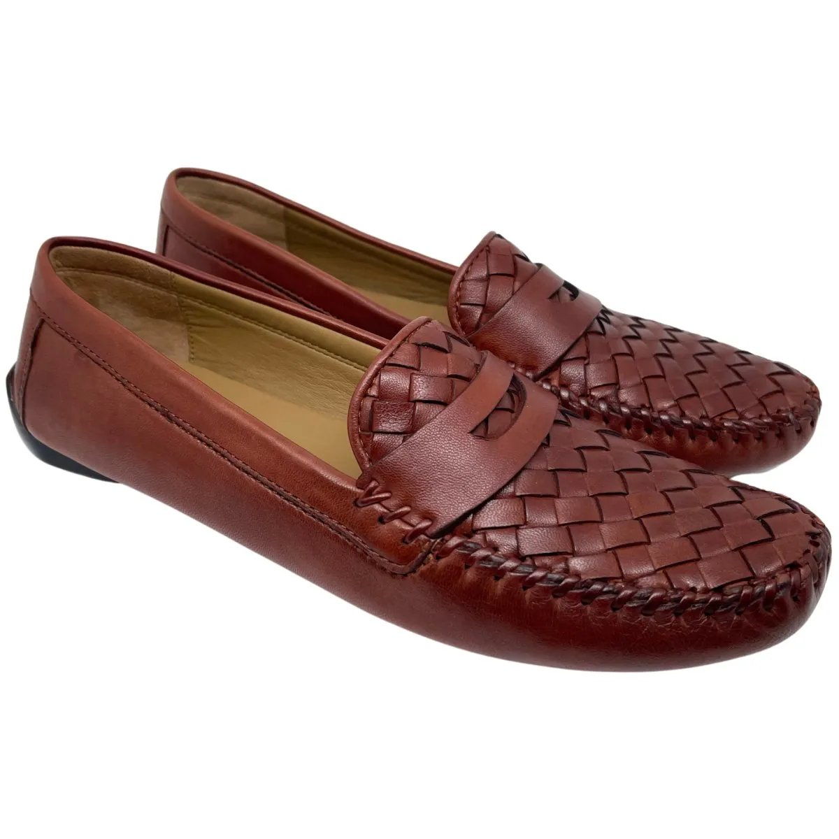 Robert Zur Damen Petra Vintage Gepäck Geflochtenes Leder