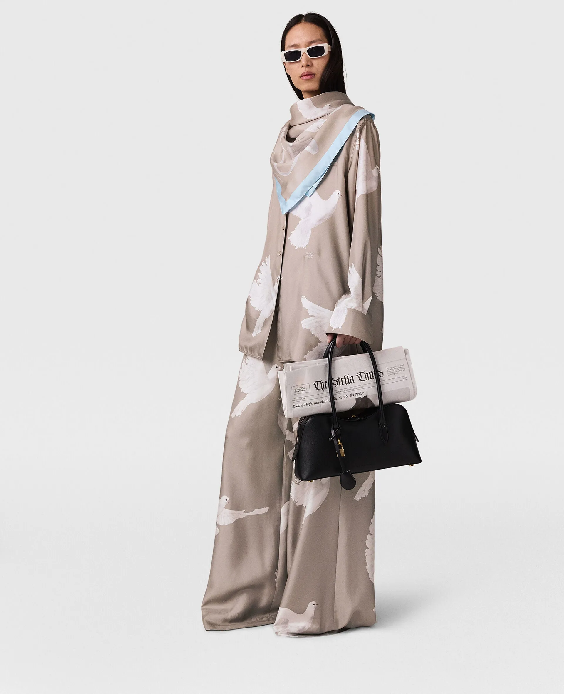 Ryder Schultertasche, Schwarze Taschen_Stella Mccartney_Taschen
