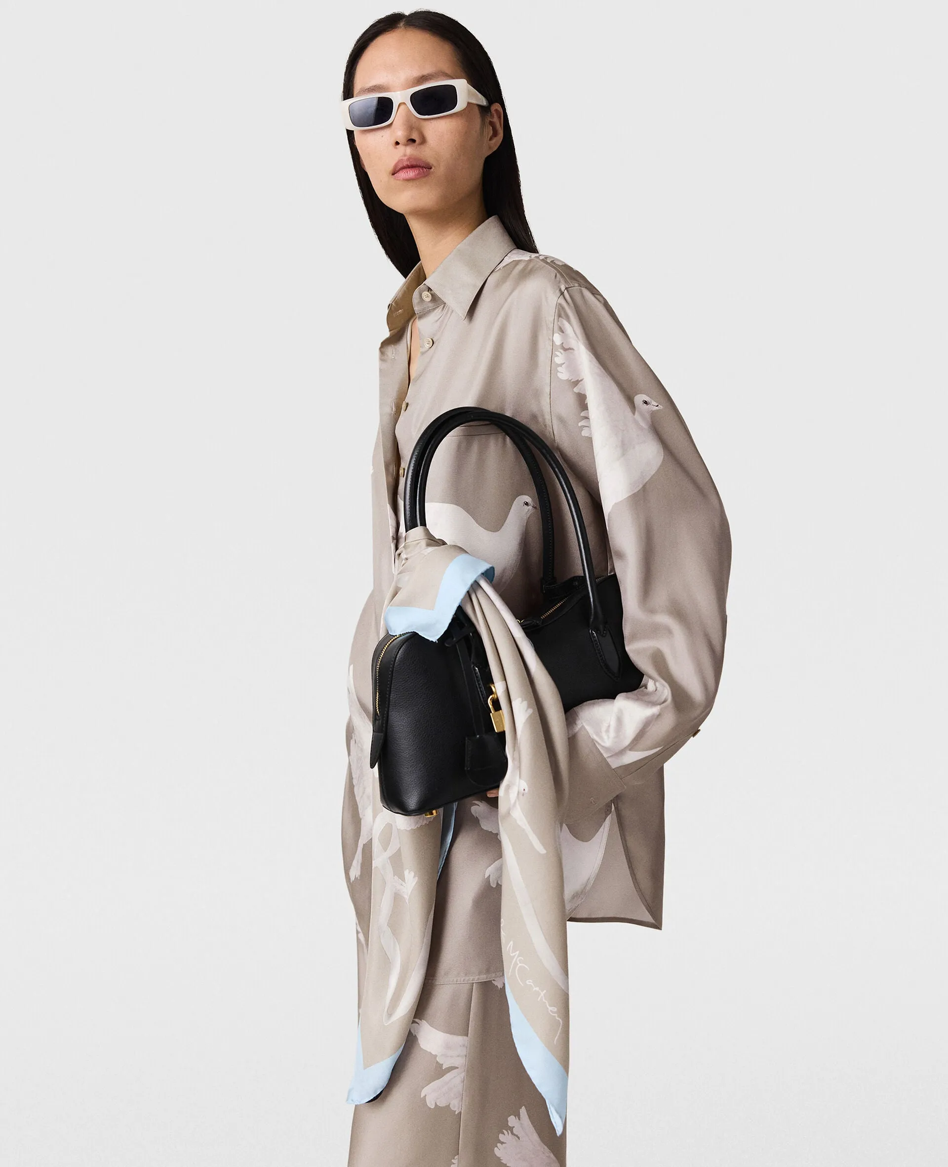 Ryder Schultertasche, Schwarze Taschen_Stella Mccartney_Taschen