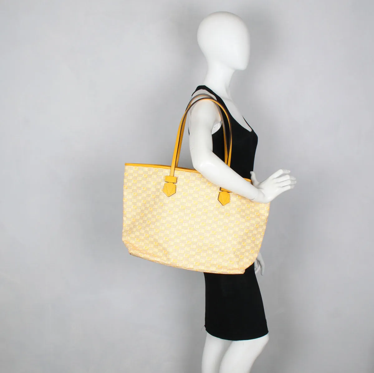 Saint Tropez Zip Tote GM, Gelbe Moreau-Taschen