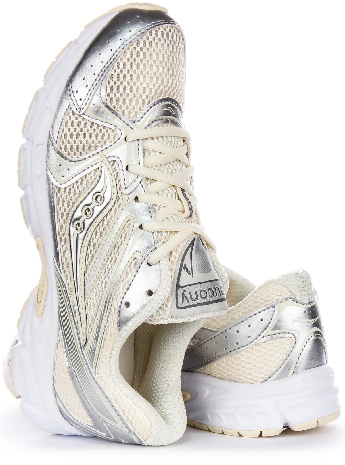 Saucony Ride Millennium In Creme für Damenschuhe Saucony