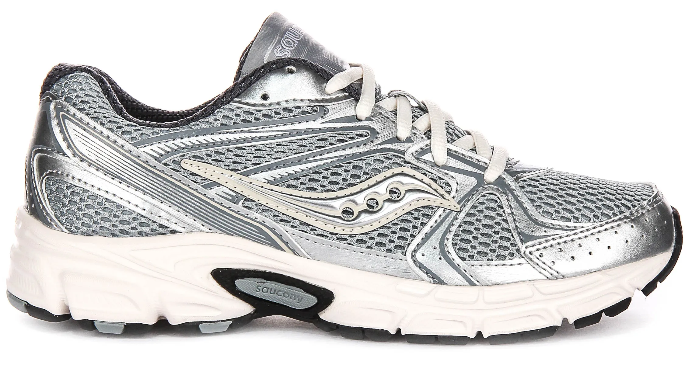 Saucony Ride Millennium in Silber Weiß für Damen Schuhe Saucony
