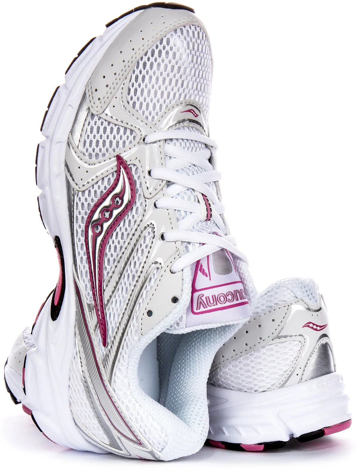 Saucony Ride Millennium in Weiß Rosa für Damen Schuhe Saucony