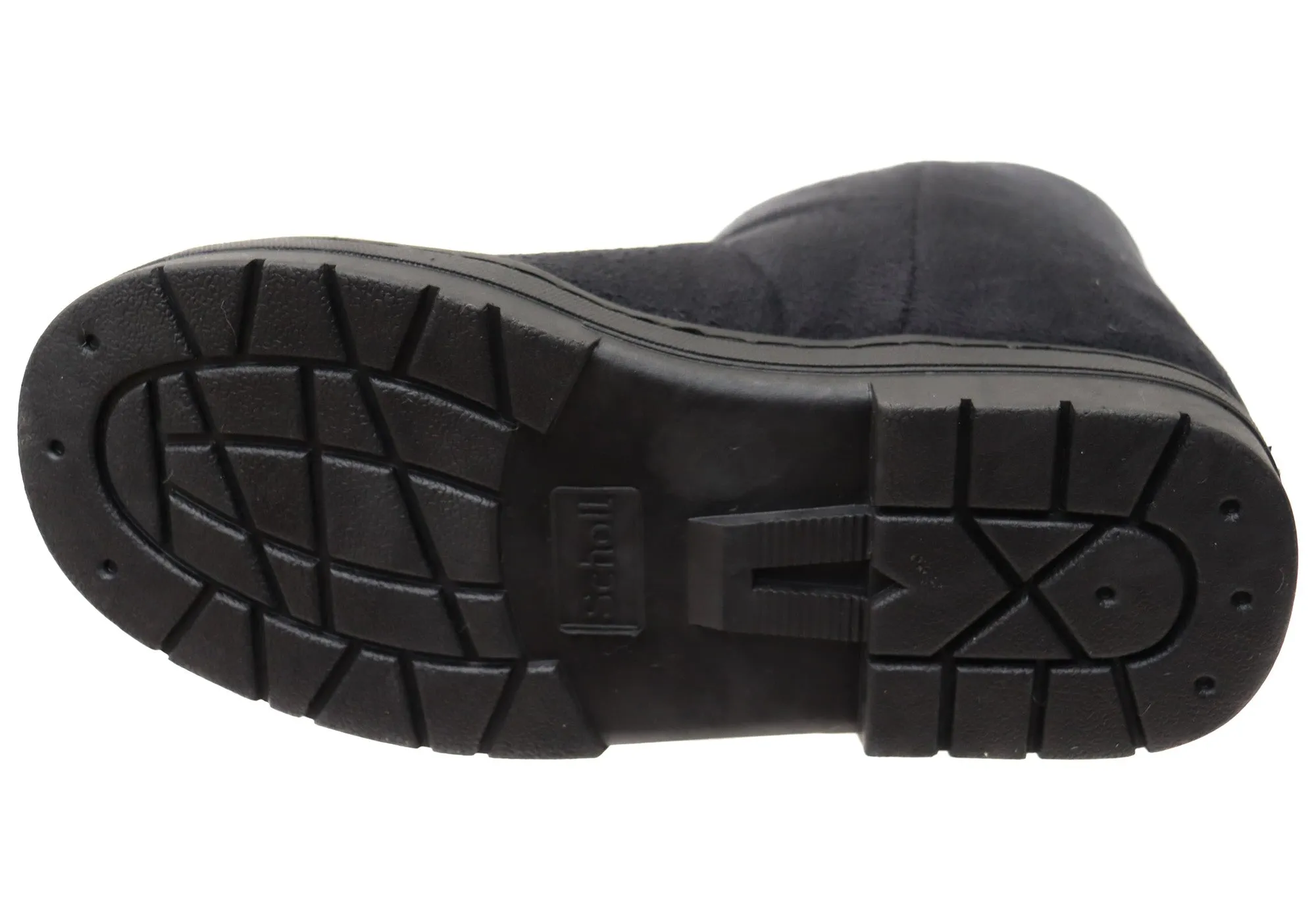 Scholl Orthaheel Fluffy II Damen Komfort Hausschuhe Stiefel mit Unterstützung Scholl Orthaheel Schuhe