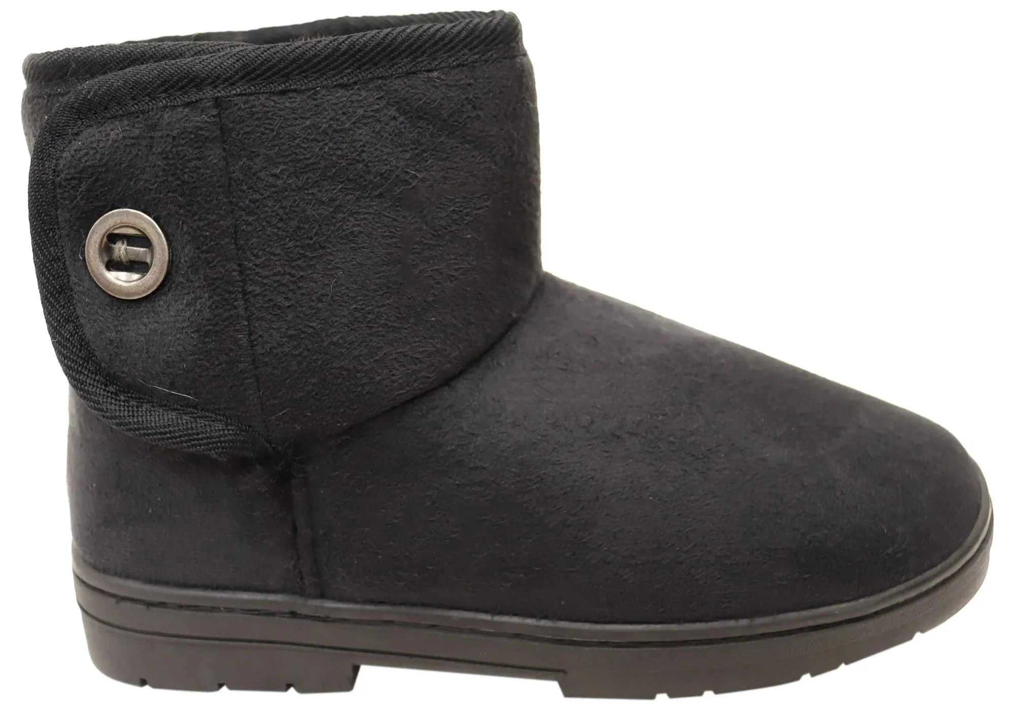 Scholl Orthaheel Fluffy II Damen Komfort Hausschuhe Stiefel mit Unterstützung Scholl Orthaheel Schuhe