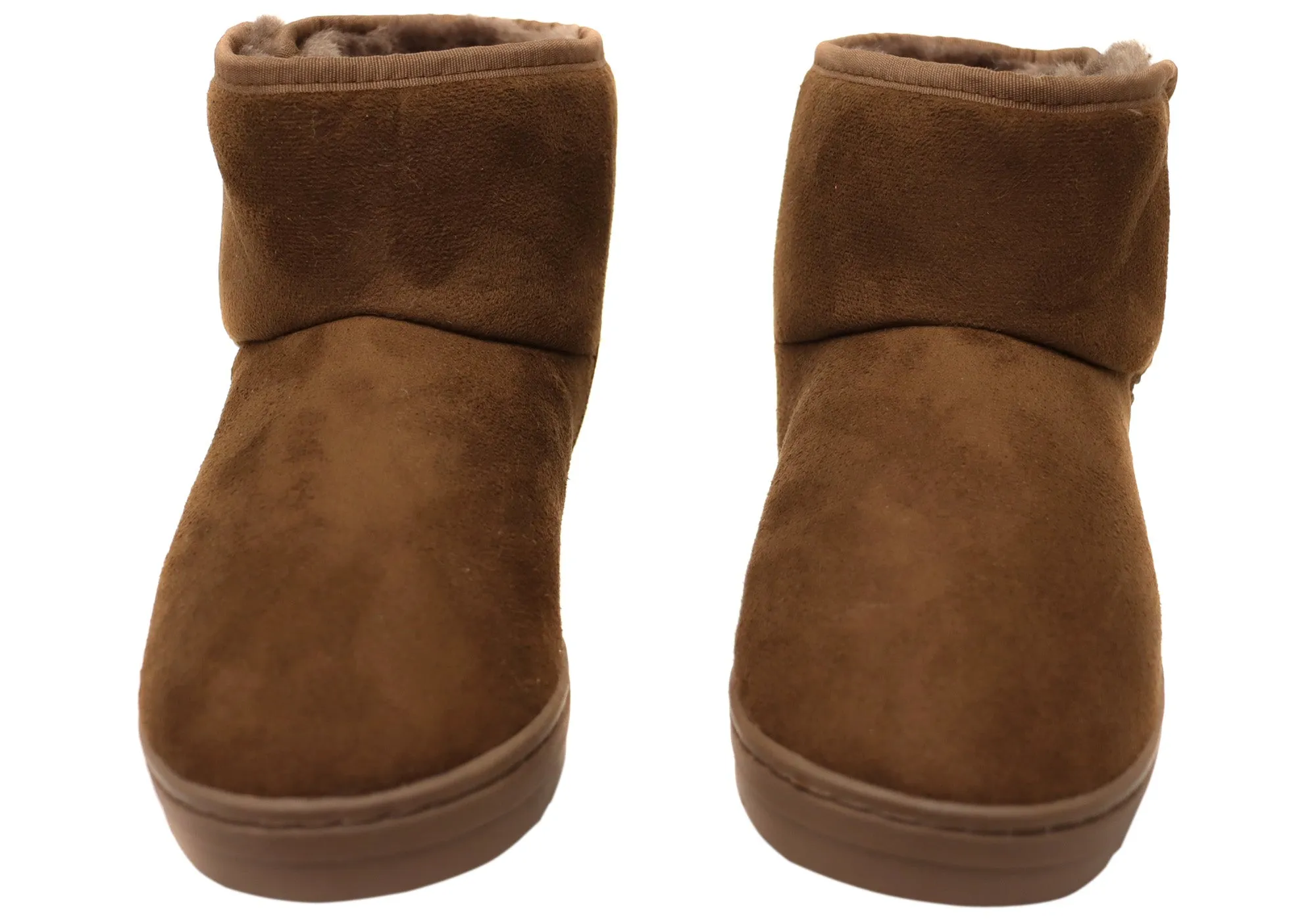 Scholl Orthaheel Fluffy II Damen Komfort Hausschuhe Stiefel mit Unterstützung Scholl Orthaheel Schuhe