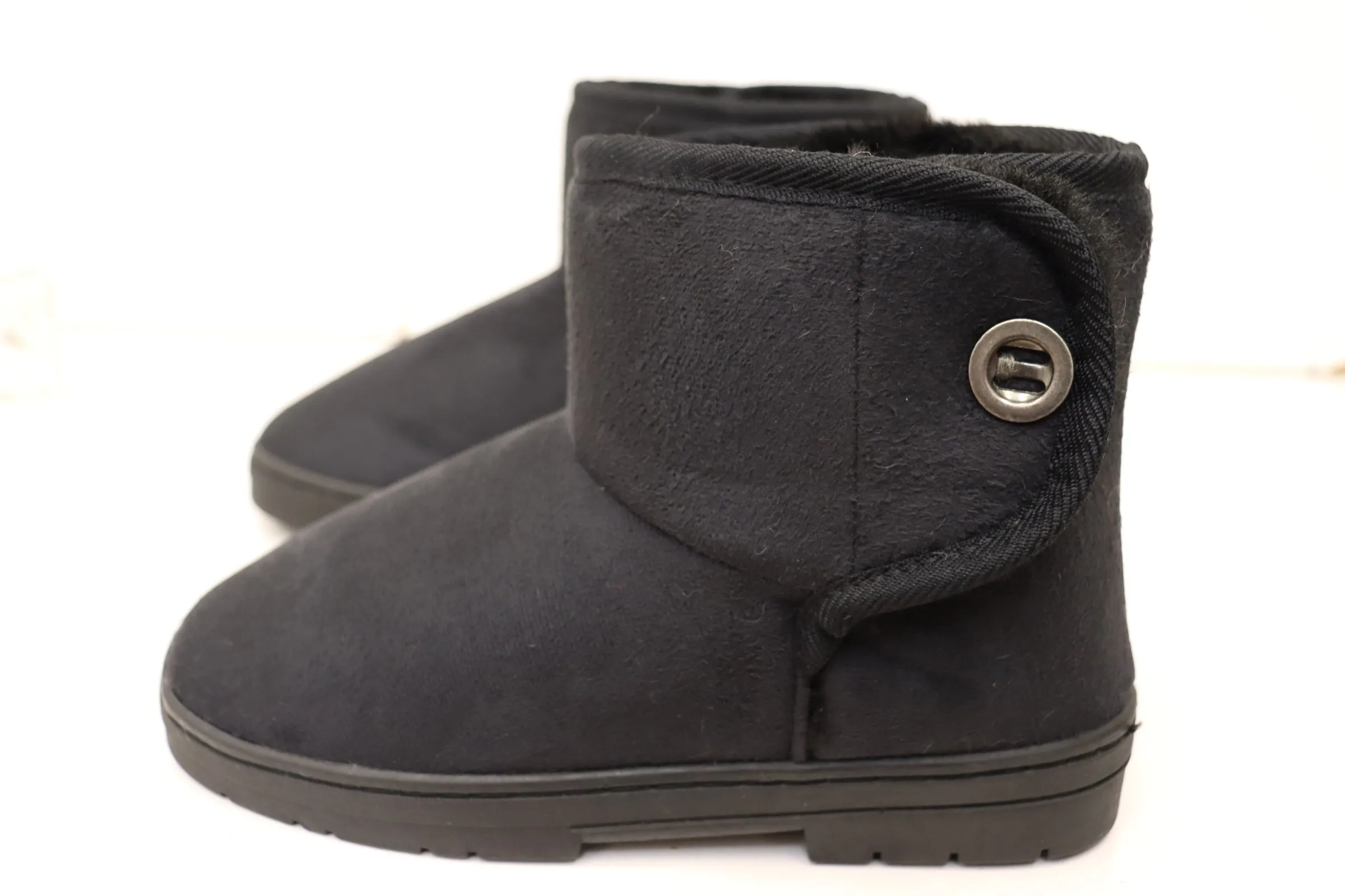 Scholl Orthaheel Fluffy II Damen Komfort Hausschuhe Stiefel mit Unterstützung Scholl Orthaheel Schuhe