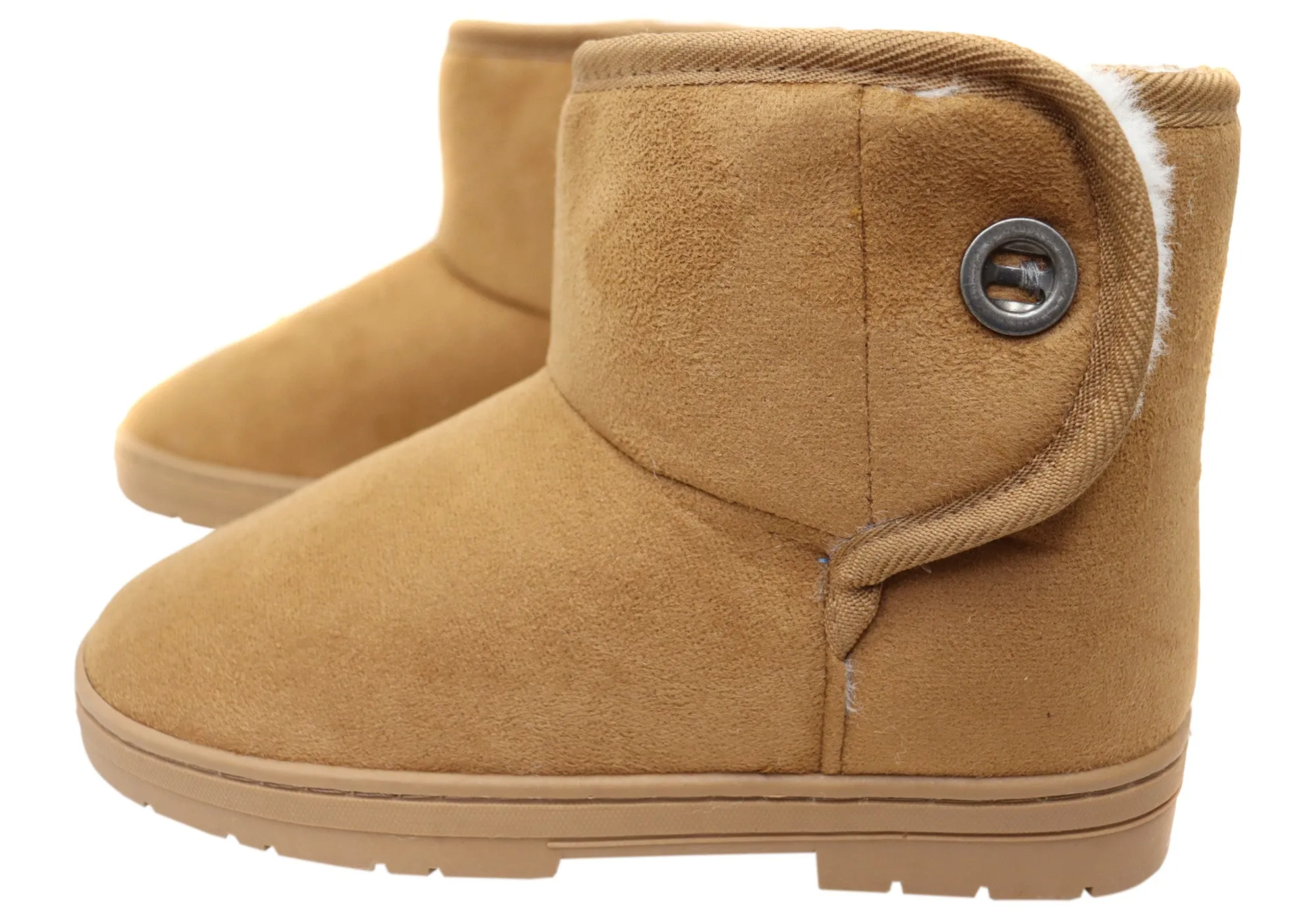 Scholl Orthaheel Fluffy II Damen Komfort Hausschuhe Stiefel mit Unterstützung Scholl Orthaheel Schuhe