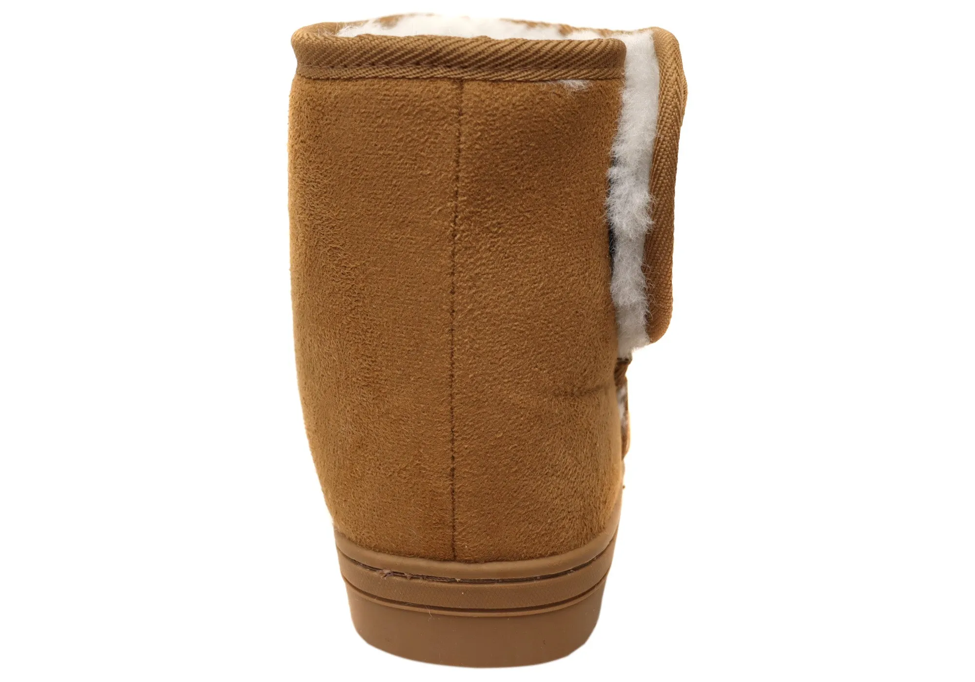 Scholl Orthaheel Fluffy II Damen Komfort Hausschuhe Stiefel mit Unterstützung Scholl Orthaheel Schuhe