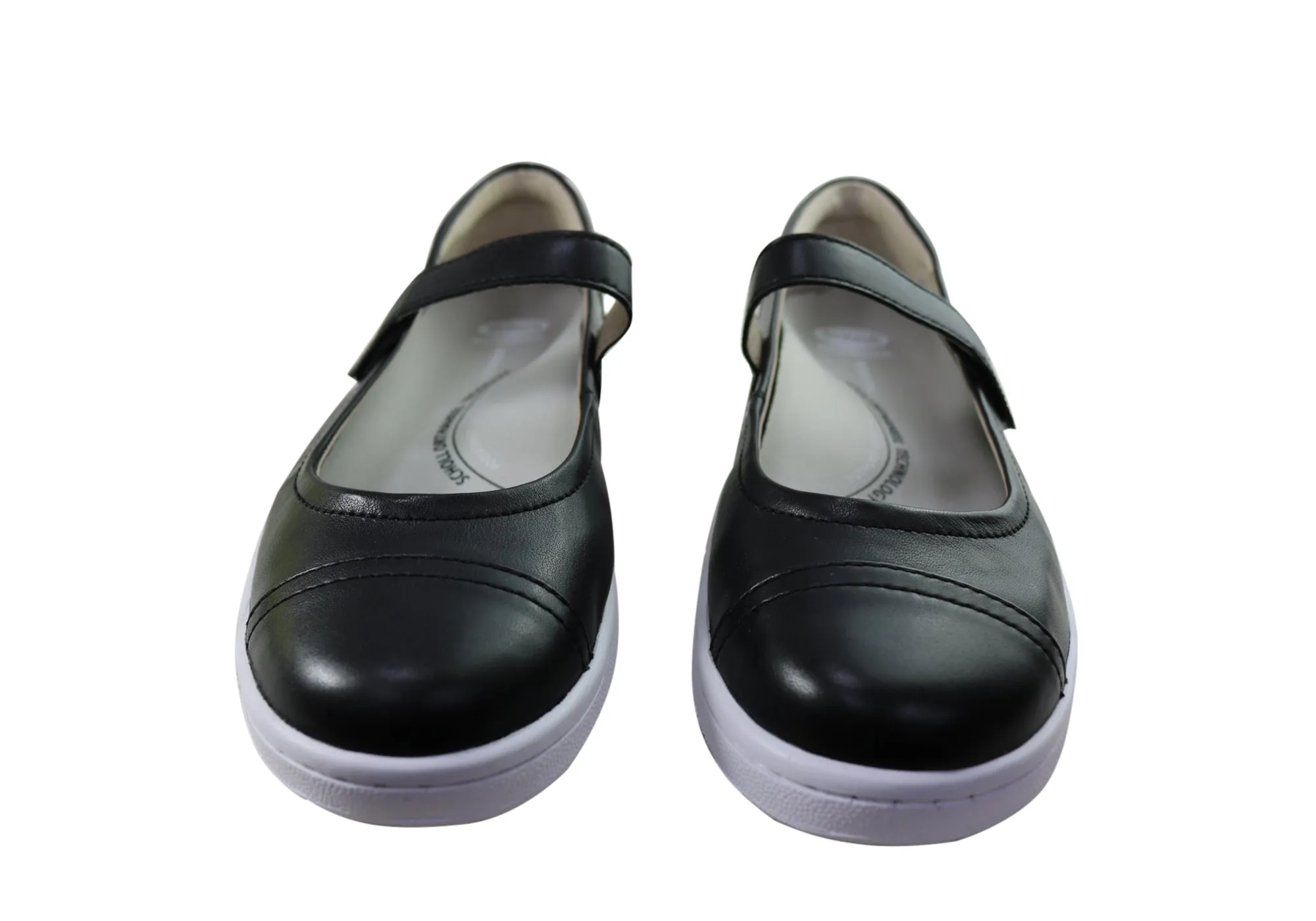 Scholl Orthaheel Rhonda Damen-Supportive Leder Mary Jane Schuhe Scholl Orthaheel Schuhe