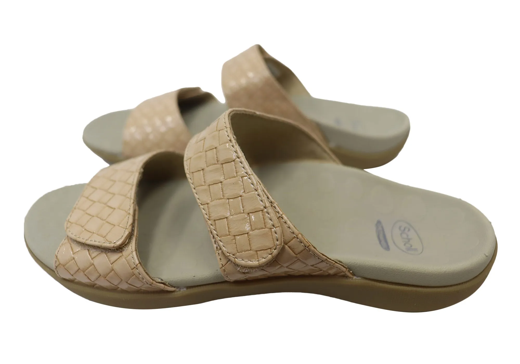 Scholl Orthaheel Skye Damen Bequeme Stützende Schlappen Sandalen Scholl Orthaheel Schuhe