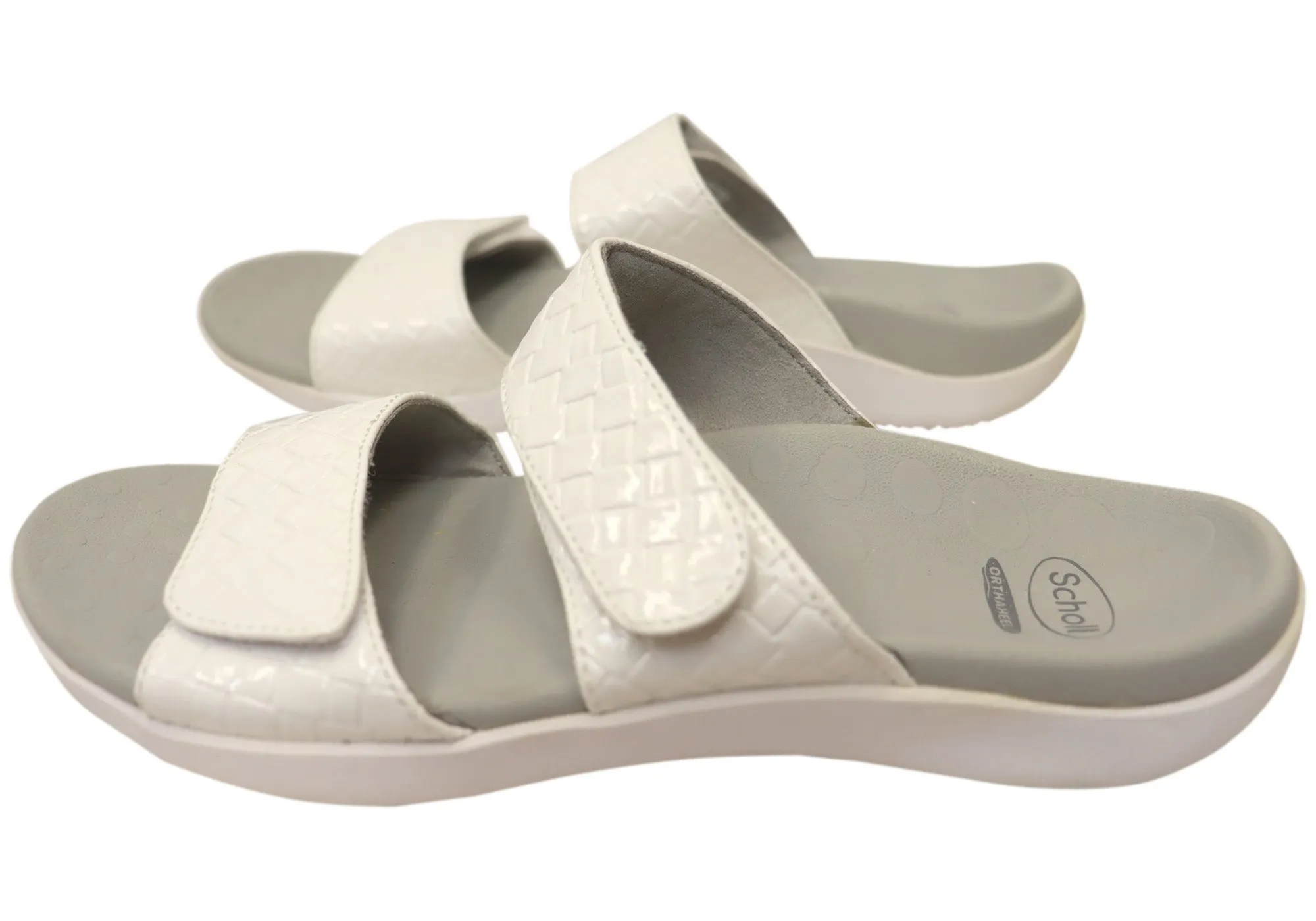 Scholl Orthaheel Skye Damen Bequeme Stützende Schlappen Sandalen Scholl Orthaheel Schuhe