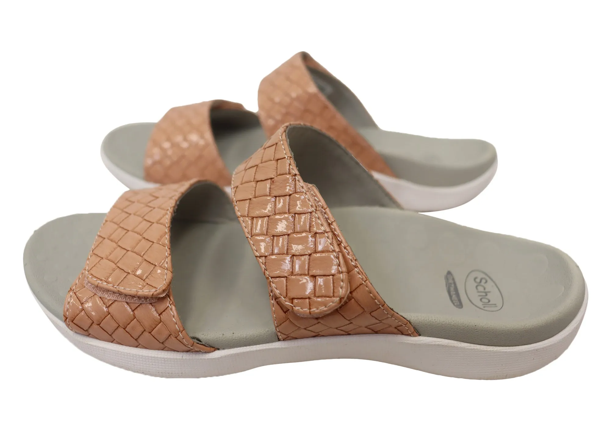 Scholl Orthaheel Skye Damen Bequeme Stützende Schlappen Sandalen Scholl Orthaheel Schuhe