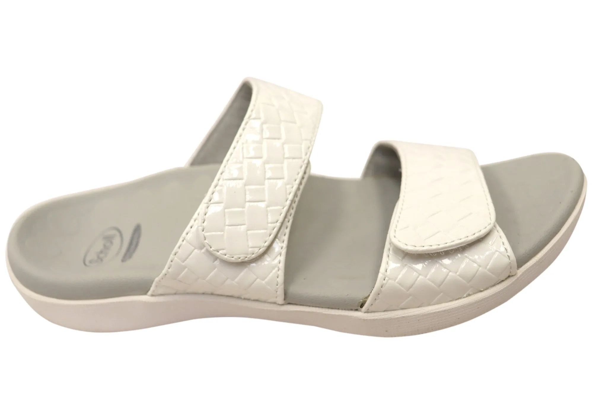 Scholl Orthaheel Skye Damen Bequeme Stützende Schlappen Sandalen Scholl Orthaheel Schuhe