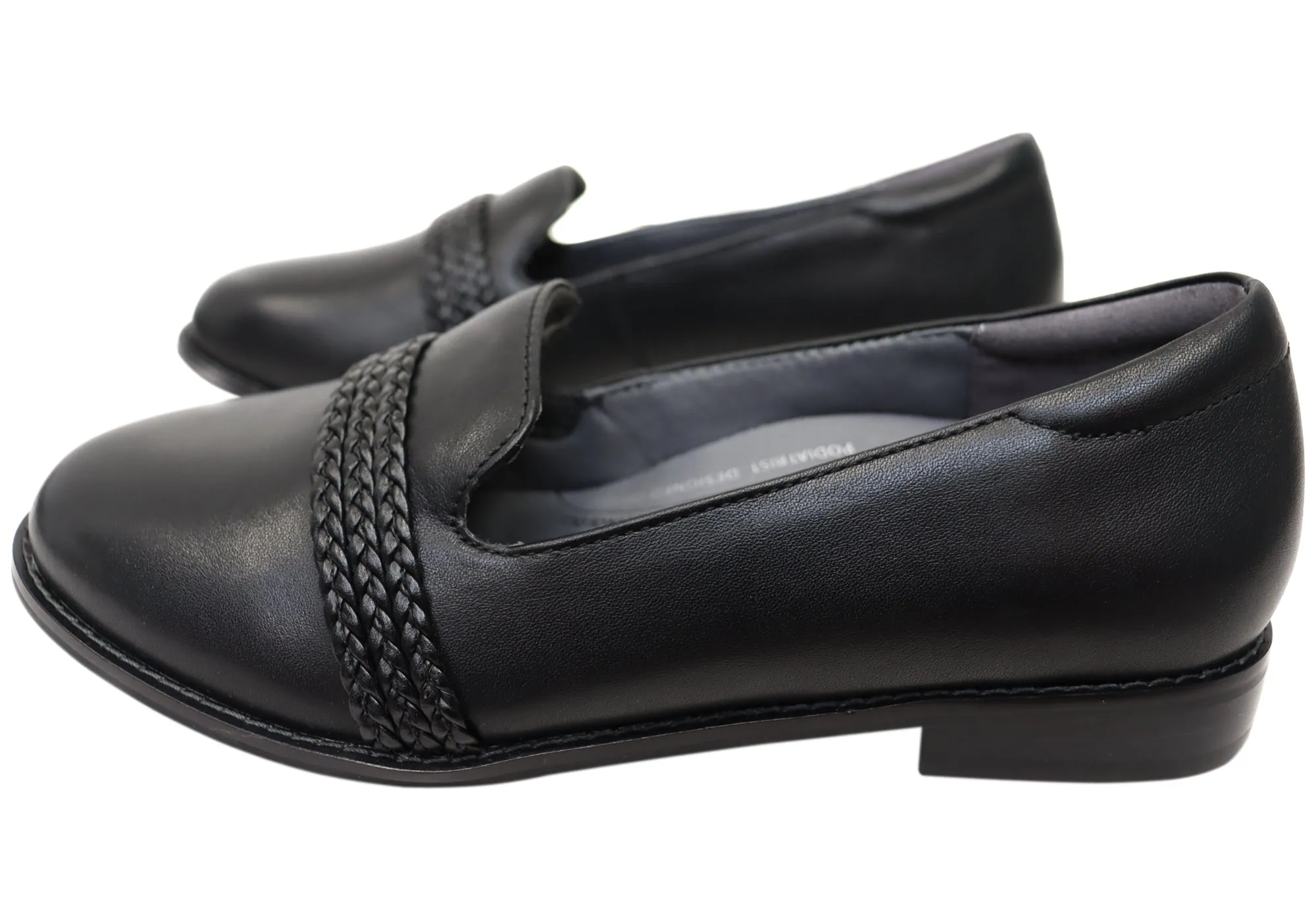 Scholl Orthaheel Tribe Loafer Damen Unterstützende Leder Komfortschuhe Scholl Orthaheel Schuhe