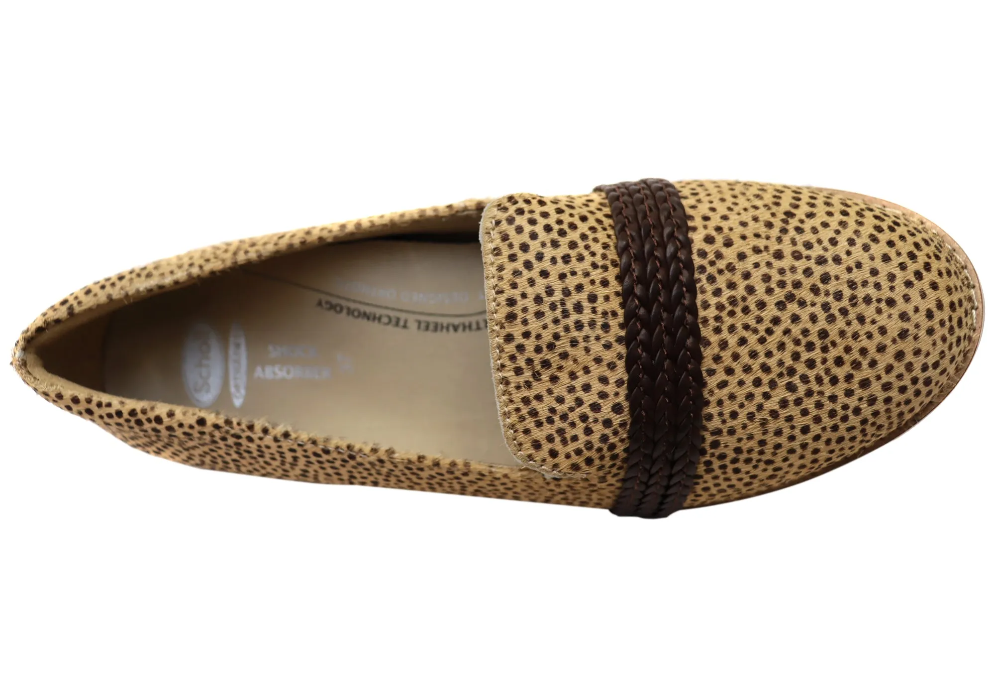 Scholl Orthaheel Tribe Loafer Damen Unterstützende Leder Komfortschuhe Scholl Orthaheel Schuhe
