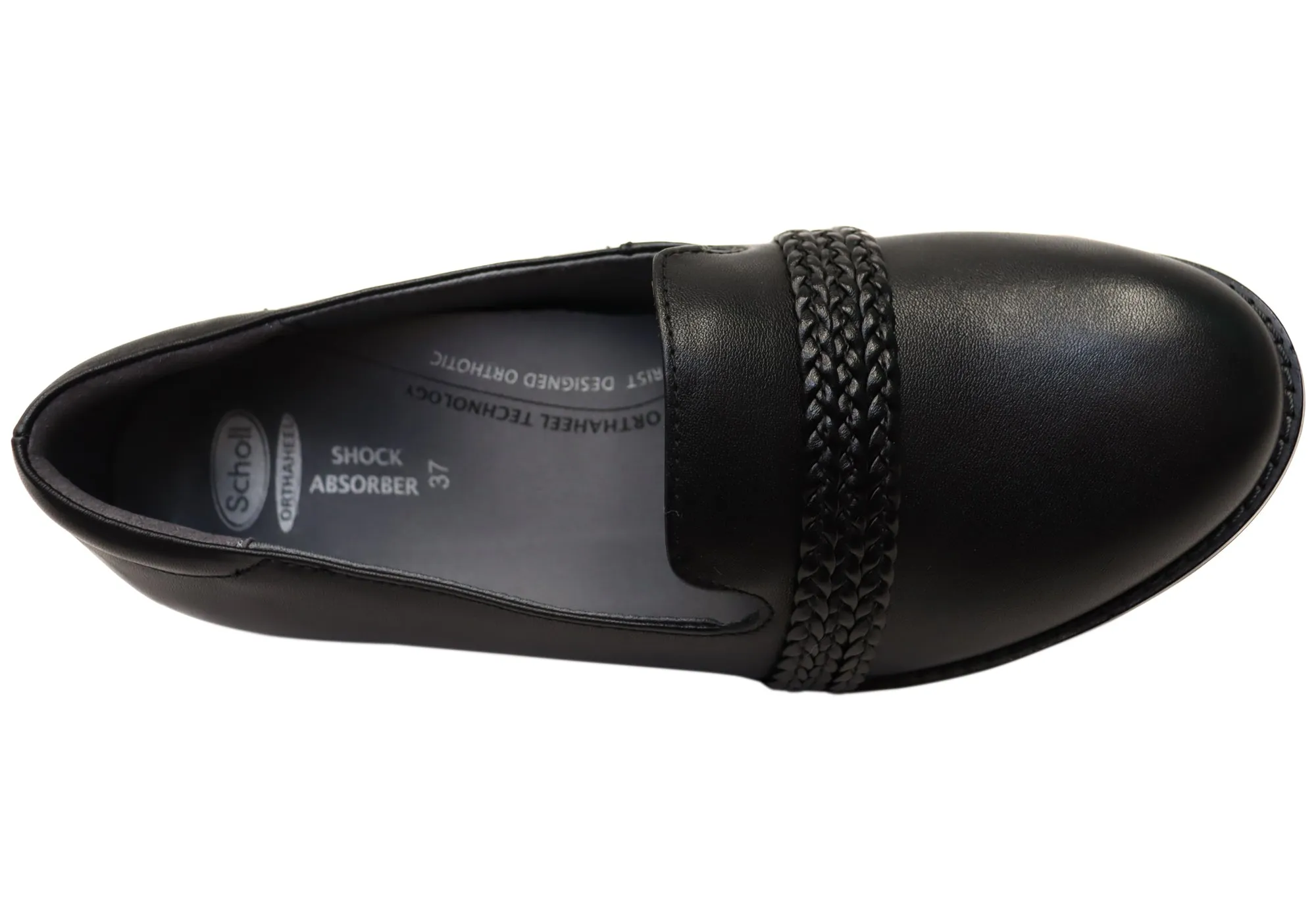 Scholl Orthaheel Tribe Loafer Damen Unterstützende Leder Komfortschuhe Scholl Orthaheel Schuhe