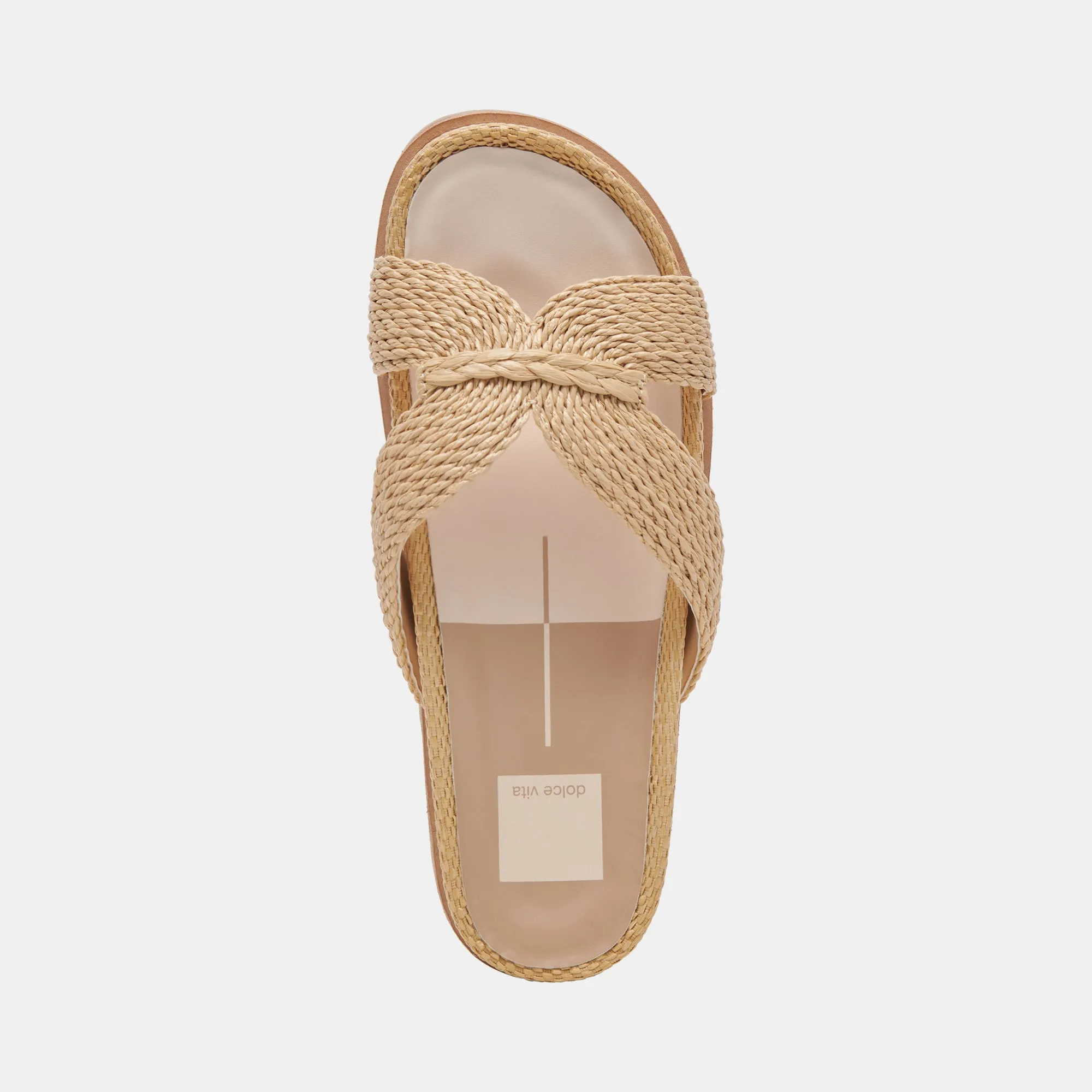 SELDA WEITE SANDALEN LT NATUR RAFFIA