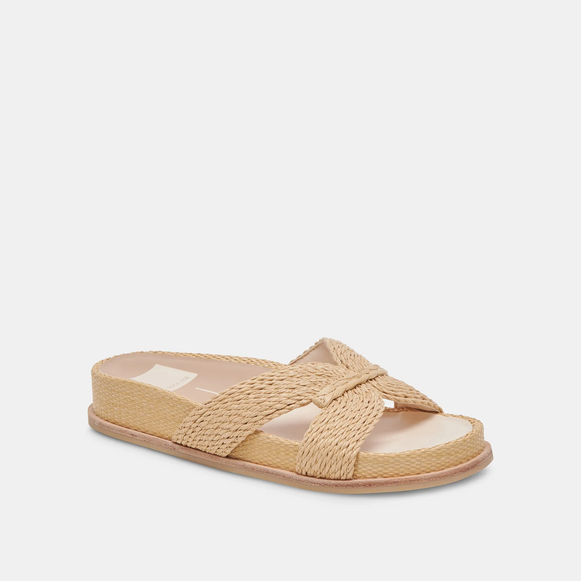 SELDA WEITE SANDALEN LT NATUR RAFFIA