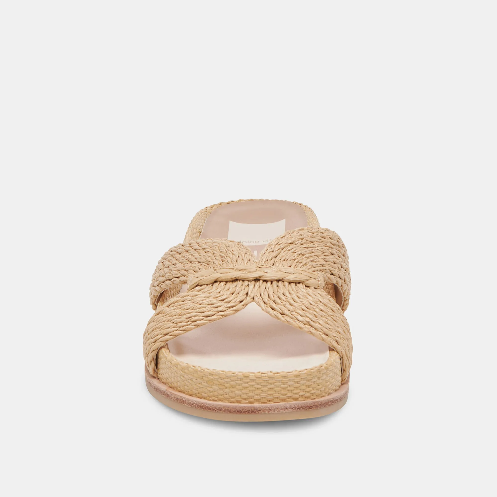 SELDA WEITE SANDALEN LT NATUR RAFFIA