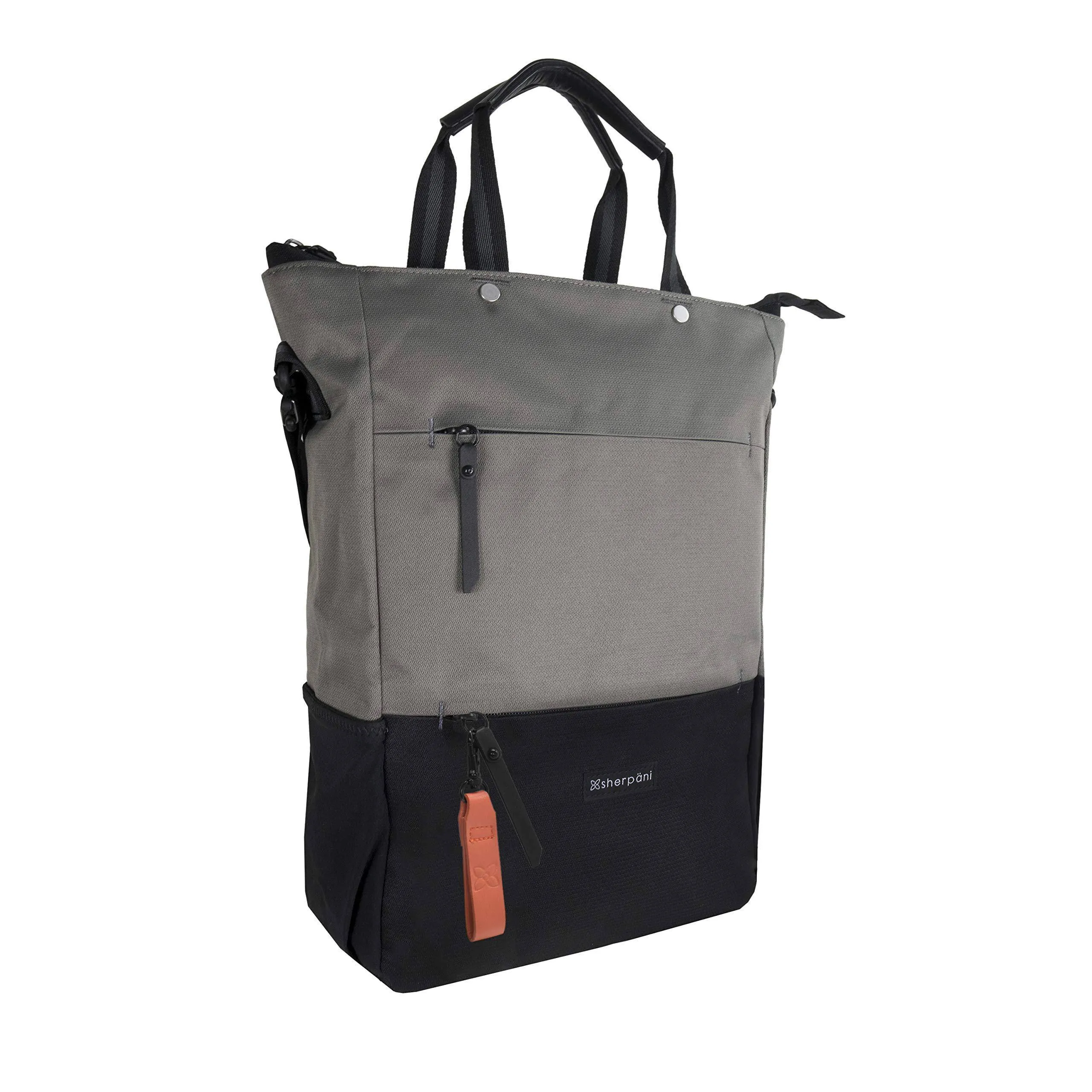 Sherpani Camden, Nylon-Convertible-Rucksack-Tasche, Tragetasche, Umhängetasche für Damen, RFID-Schutz, 15-Zoll-Laptophülle, Sherpani