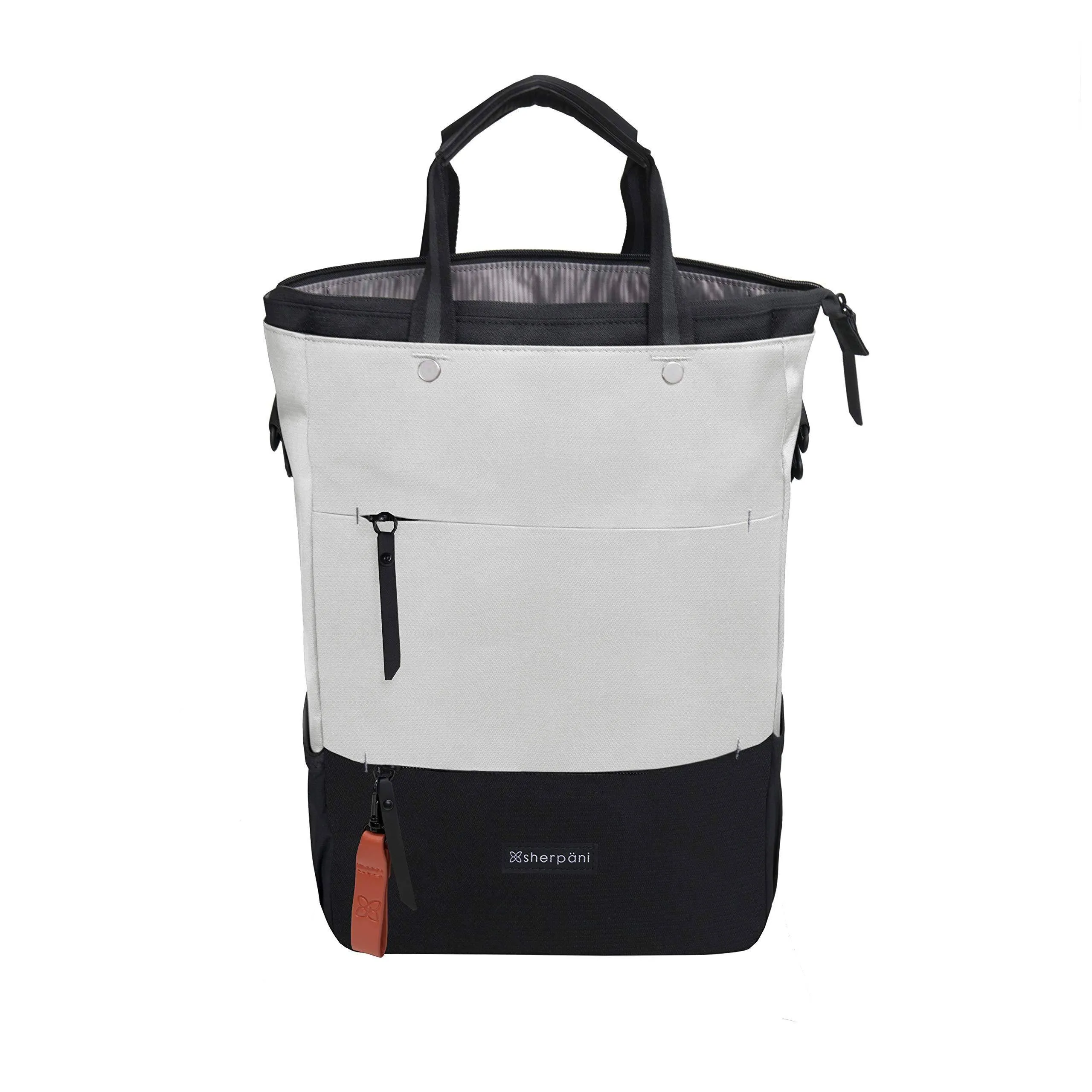 Sherpani Camden, Nylon-Convertible-Rucksack-Tasche, Tragetasche, Umhängetasche für Damen, RFID-Schutz, 15-Zoll-Laptophülle, Sherpani