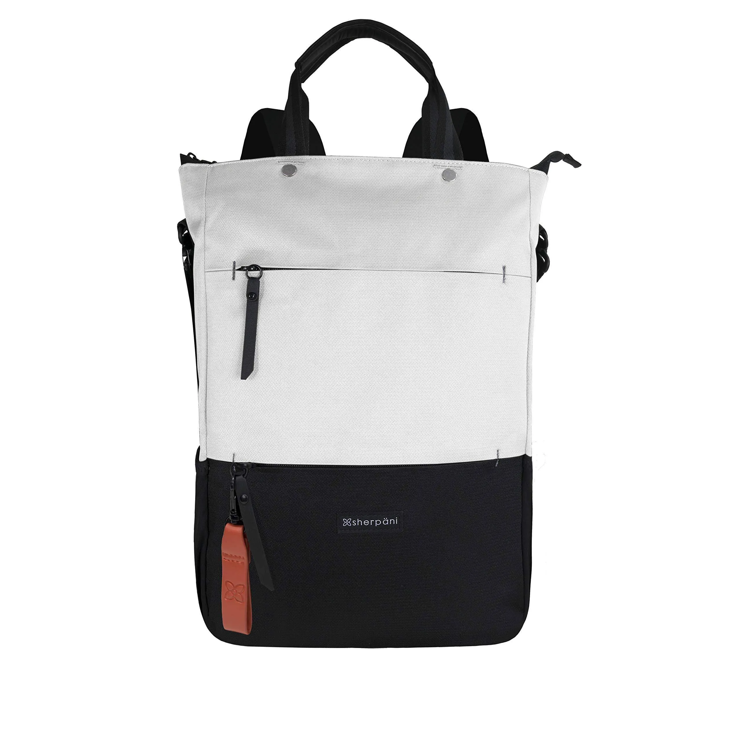 Sherpani Camden, Nylon-Convertible-Rucksack-Tasche, Tragetasche, Umhängetasche für Damen, RFID-Schutz, 15-Zoll-Laptophülle, Sherpani