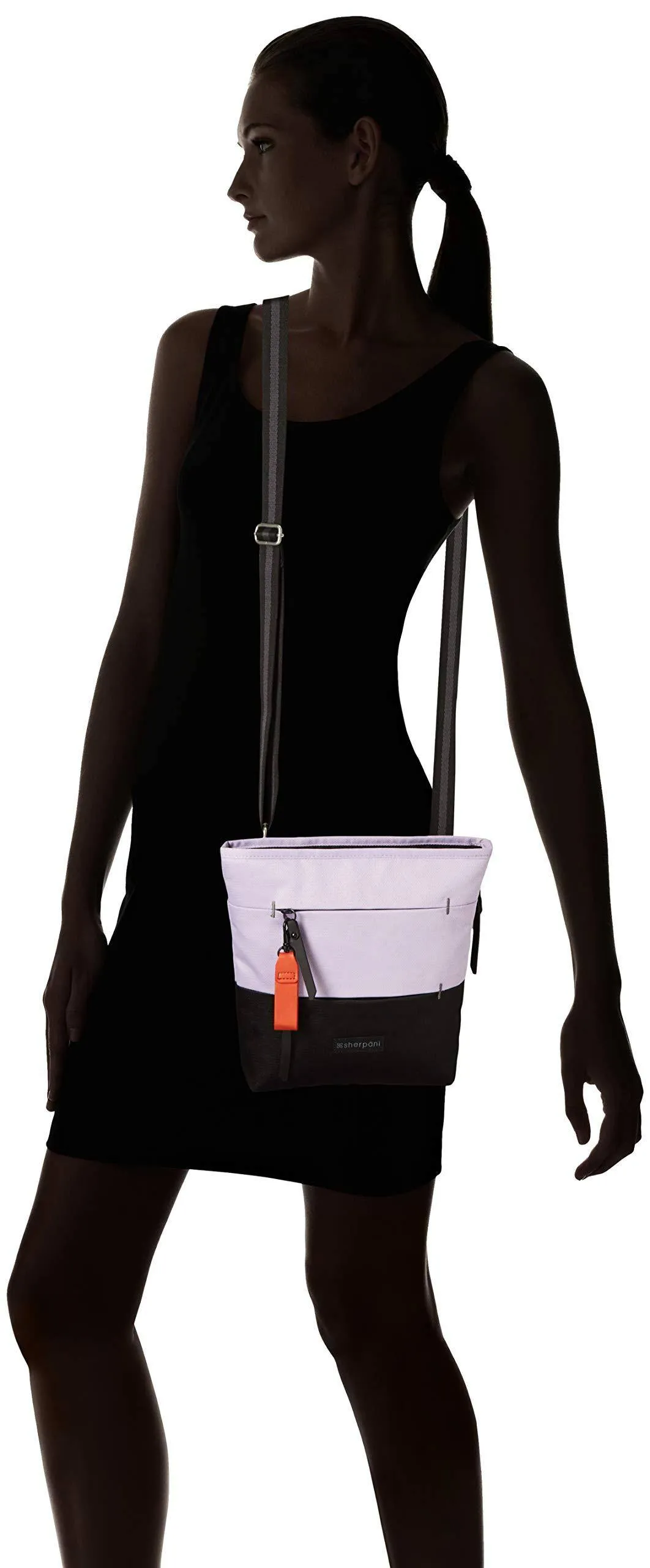 Sherpani Sadie Recycelte Nylon Umhängetasche, Essenzielle Messenger-Tasche, Mittlere Schultertasche für Damen, RFID-Schutztaschen Sherpani